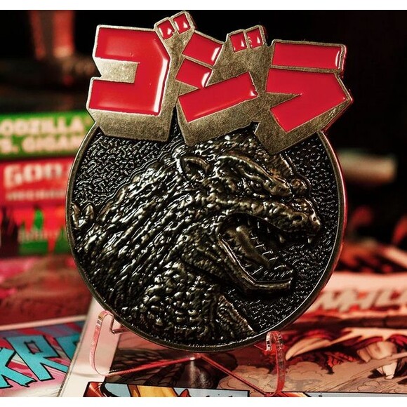 Godzilla 70th Anniversary Medallion Official Limited Edition Metal Figurine - Picture 3 of 4